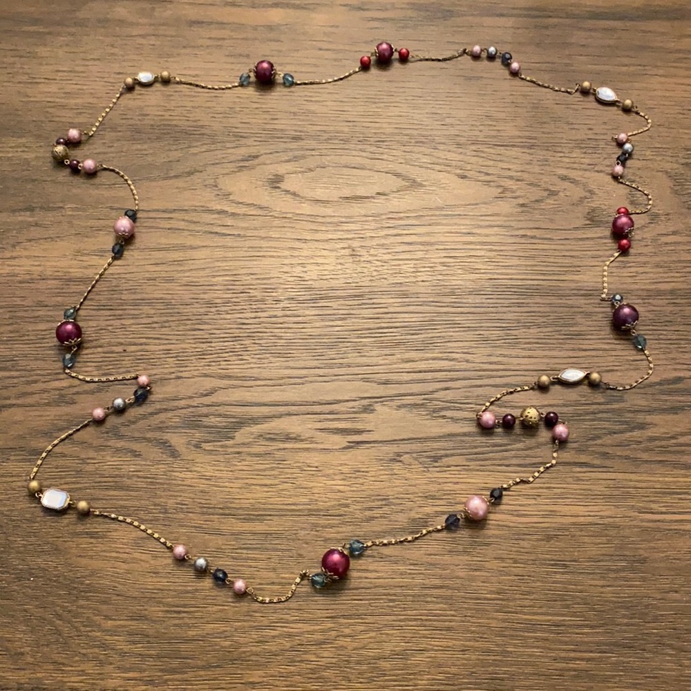 Funky costume jewelry necklace